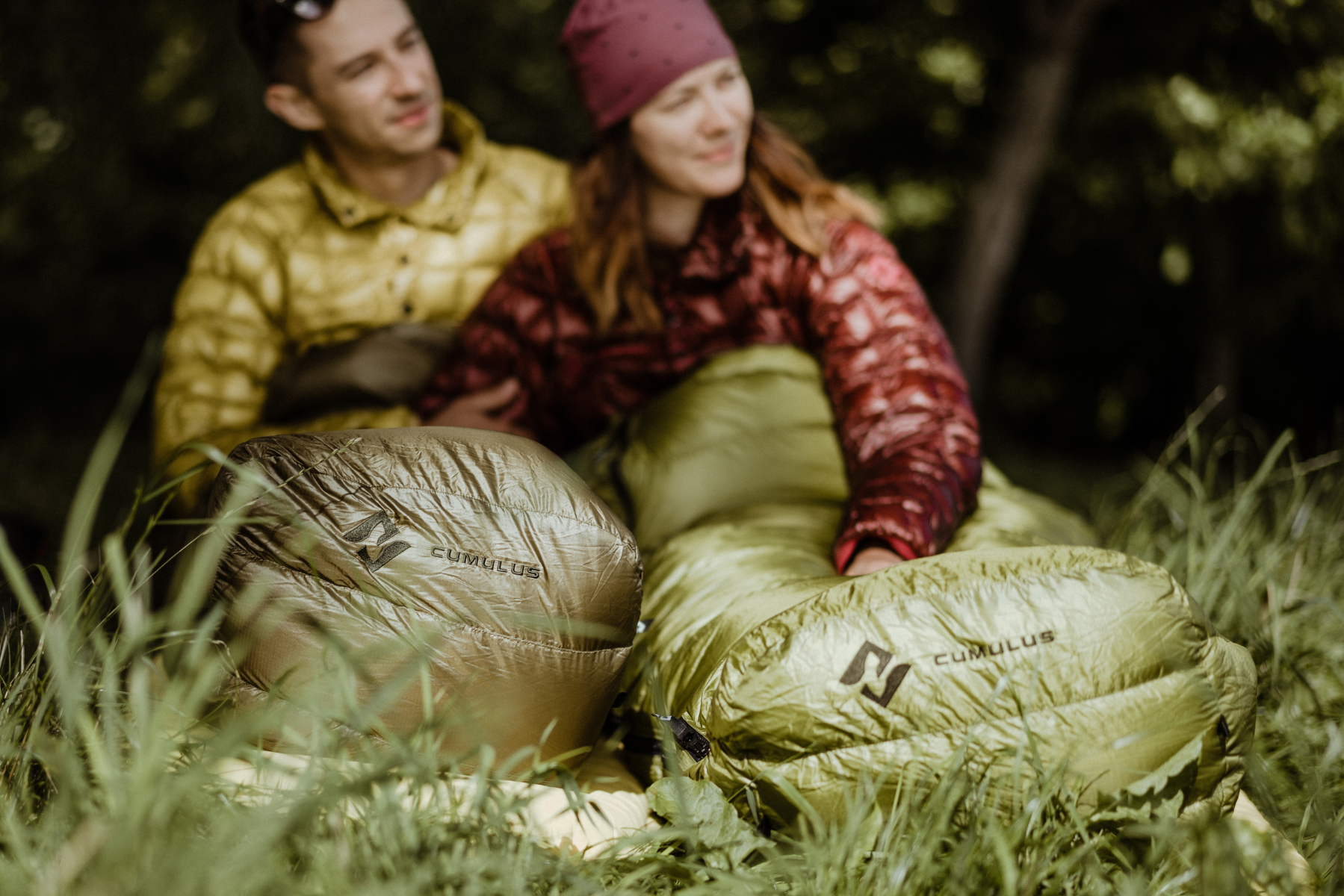 Duck down sleeping bag